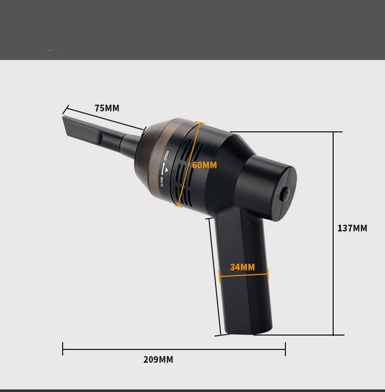 Mini Desktop Vacuum Cleaner – USB Powered, Strong Suction for Office & Car