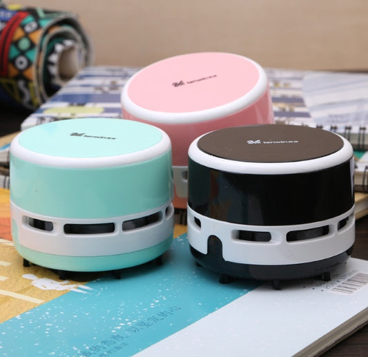 Mini Vacuum Cleaner for Desktop & Car – Battery Powered, No Charging Needed