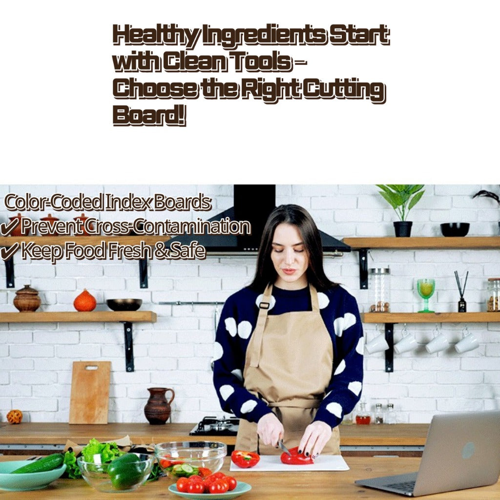 BPA-Free 3-Piece Cutting Board Set with Stand | Made in Korea