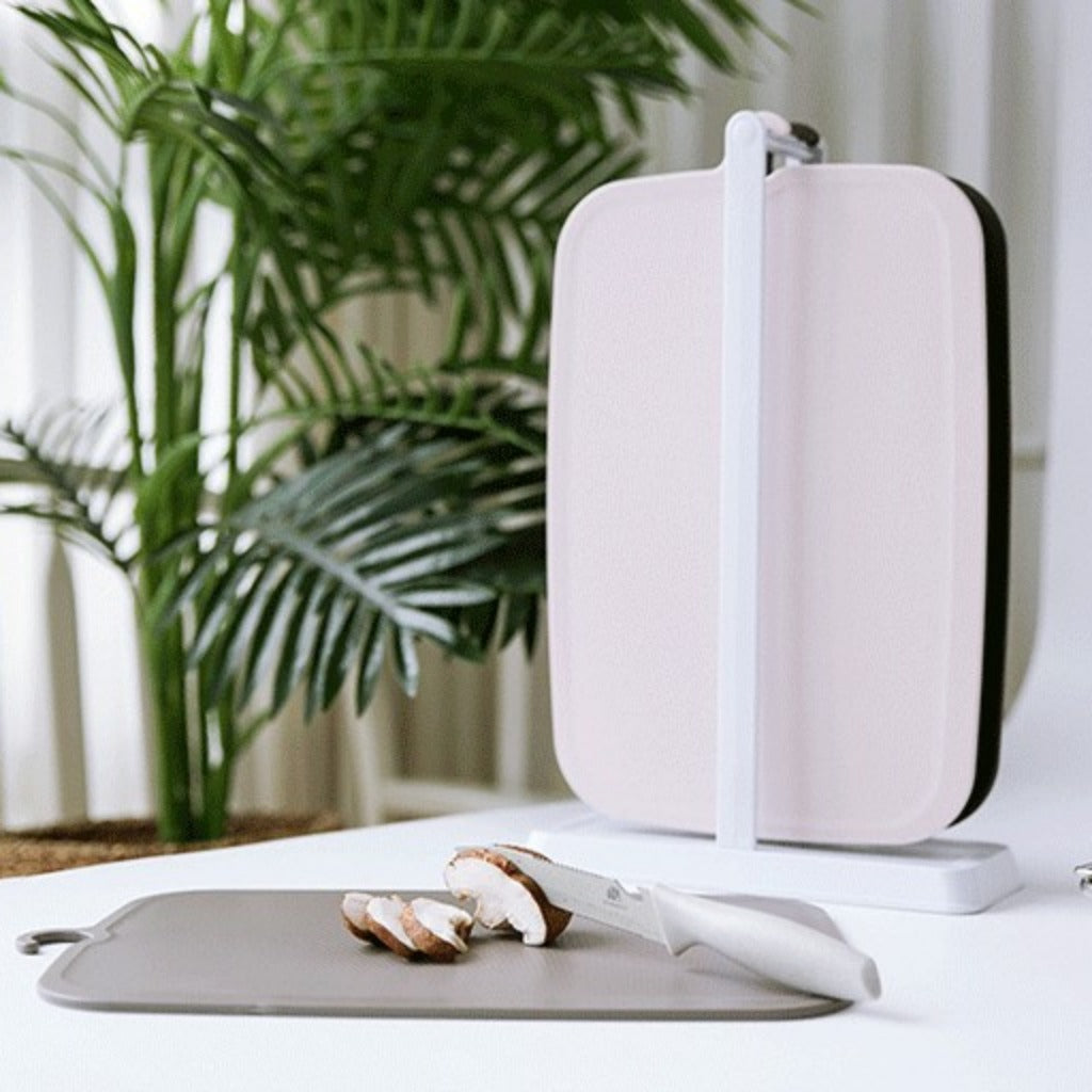 BPA-Free 3-Piece Cutting Board Set with Stand | Made in Korea